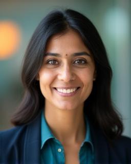 Portrait of Ananya Deshmukh, CTO of Global Media Inc.