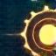 Icon showing adaptive rendering engine optimizing resources